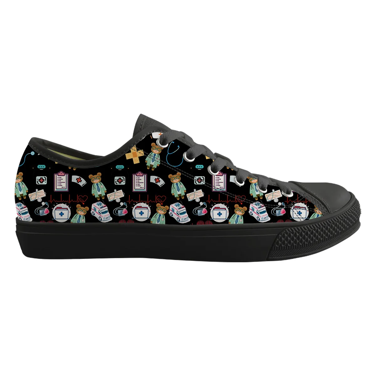 2020 HOT Nursing Bear Pattern Women's Plus Size Flats Casual Ladies Doctor Print Vulcanized Shoes Woman Outdoor Custom Trainers
2020 HOT Nursing Bear Pattern Women's Plus Size Flats Casual Ladies Doctor Print Vulcanized Shoes Woman Outdoor Custom Trainers