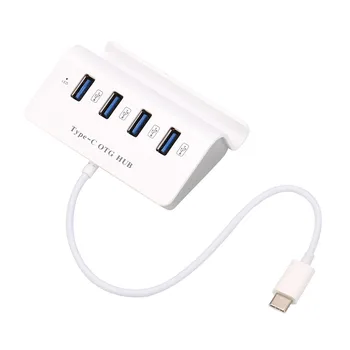 USB 3.0 Type C To USB Adapter High Speed Mini 4 Ports USB 3.1 OTG HUB With Phone Tablet Holder
USB 3.0 Type C To USB Adapter High Speed Mini 4 Ports USB 3.1 OTG HUB With Phone Tablet Holder