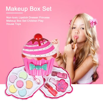 Girl Pretend Playing Toys Non-toxic Colorful Lipstick Princess Makeup Boxes Set Educational Beauty Cosmetic Playthings
Girl Pretend Playing Toys Non-toxic Colorful Lipstick Princess Makeup Boxes Set Educational Beauty Cosmetic Playthings