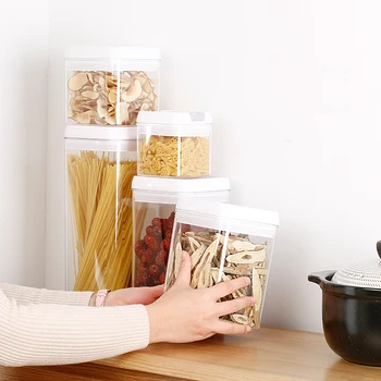 Kitchen storage jars, bottles, boxes Food storage container Plastic environmental protection, vacuum drying Coarse grain cans
Kitchen storage jars, bottles, boxes Food storage container Plastic environmental protection, vacuum drying Coarse grain cans