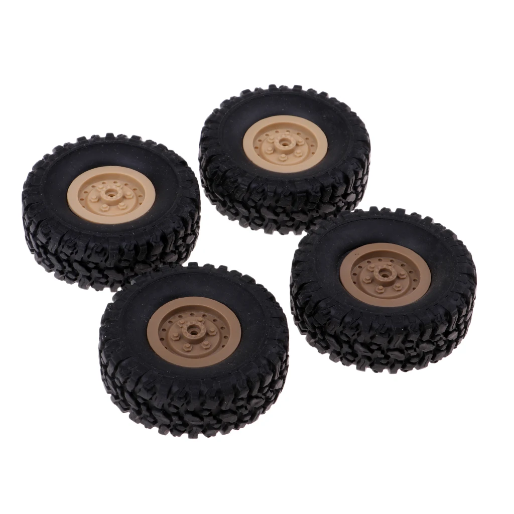 4Pcs RC Crawler Car Tires Tyre for WPL Truck Upgrade Accessories B14 B16 B24 4Pcs RC Crawler Car Tires Tyre for WPL Truck Upgrade Accessories B14 B16 B24