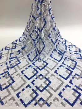 Nigerian blue tulle sequins embroidery Lace Fabric 2019 High Quality African dry voile Lace Fabric for French Happy party
Nigerian blue tulle sequins embroidery Lace Fabric 2019 High Quality African dry voile Lace Fabric for French Happy party