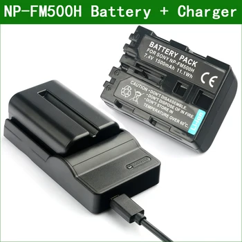 

2x NP-FM500H FM500H Camera Digital Battery + Charger For Sony a200 a300 a350 a450 a500 a550 a560 a580 a700 a850 a900 a77II a99II