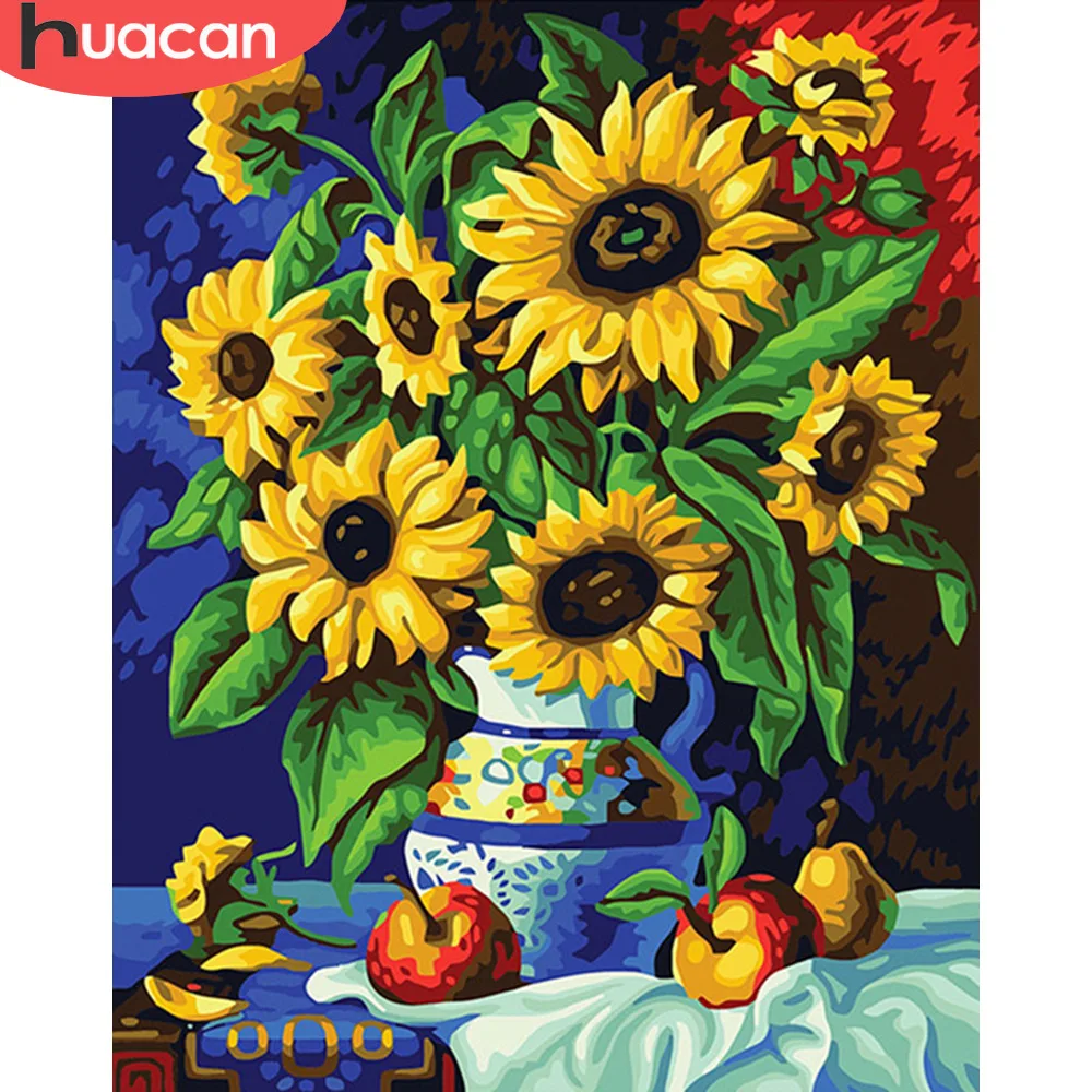 HUACAN DIY Pictures By Number Flowers In Vase Kits Drawing Canvas Oil Painting HandPainted Home Decoration Gift
HUACAN DIY Pictures By Number Flowers In Vase Kits Drawing Canvas Oil Painting HandPainted Home Decoration Gift