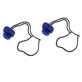Bulk 2 Durability Scuba Dive Din Tank Valve Threaded Cap Cover / Dustproof Plug Replacement with Retainer Cord & Sealed O-ring
Bulk 2 Durability Scuba Dive Din Tank Valve Threaded Cap Cover / Dustproof Plug Replacement with Retainer Cord & Sealed O-ring