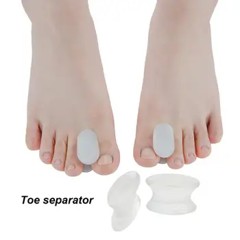 1 Pair Silicone Toe Separators Spacer Thumb Hallux Valgus Bunion Corrector Foot Care Tool
1 Pair Silicone Toe Separators Spacer Thumb Hallux Valgus Bunion Corrector Foot Care Tool