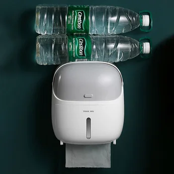 New Toilet Paper Holder Wall Mounted Storage Box Tray Plastic Paper Holder Dispenser Bathroom Accessories For Toilet Home 
New Toilet Paper Holder Wall Mounted Storage Box Tray Plastic Paper Holder Dispenser Bathroom Accessories For Toilet Home