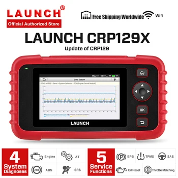 LAUNCH X431 CRP129X Car Diagnostic Tool Auto Scanner OBD2 Car Scan Tools Engine ABS SRS AT PK CRP129E Creader VIII
LAUNCH X431 CRP129X Car Diagnostic Tool Auto Scanner OBD2 Car Scan Tools Engine ABS SRS AT PK CRP129E Creader VIII