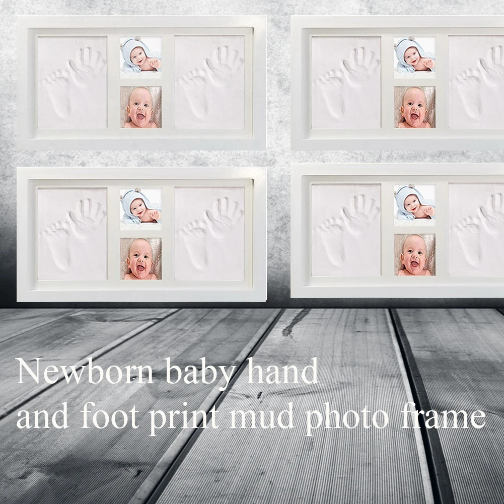 Baby Handprint Kit Foot Wood Frame Non Toxic Inkpad Soft Air Drying Cute Easy Apply Photo Clay Memorable Gift Mud
Baby Handprint Kit Foot Wood Frame Non Toxic Inkpad Soft Air Drying Cute Easy Apply Photo Clay Memorable Gift Mud