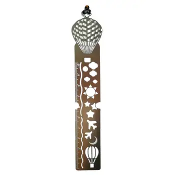 Stainless Steel Hollow Carousel Birdcage Goldfish Tank Ruler Bookmark Stationery
Stainless Steel Hollow Carousel Birdcage Goldfish Tank Ruler Bookmark Stationery