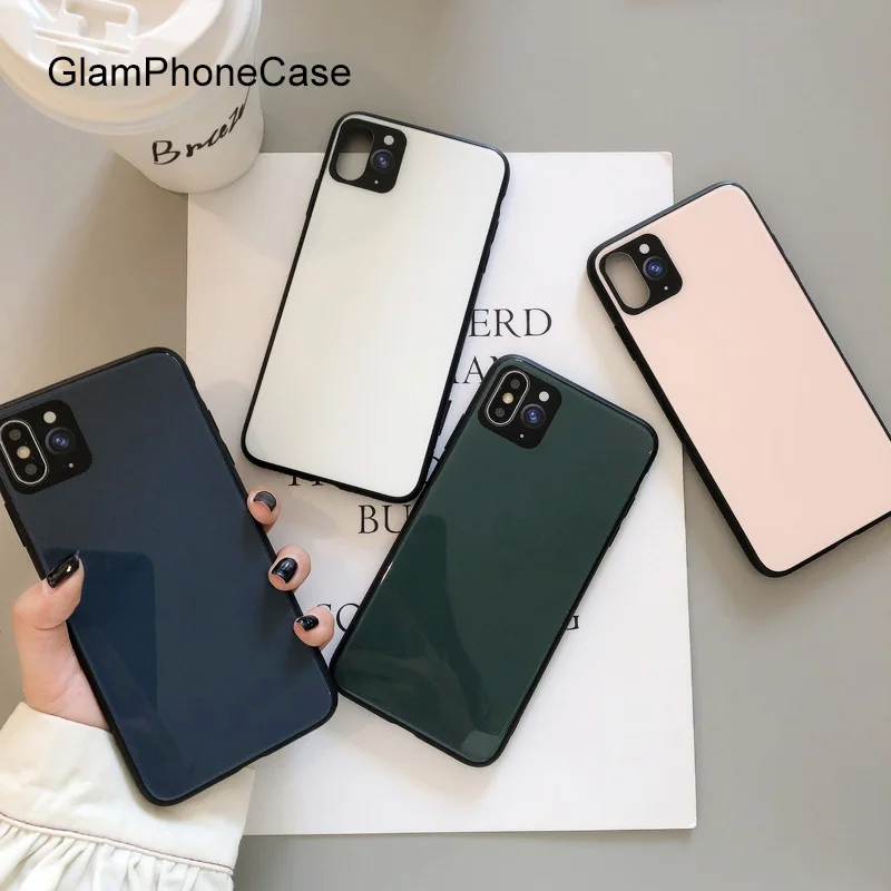 GlamPhoneCase Simple Solid Color Phone Case For iPhone11Pro/Max X XS Max XR Hard Case Cover For iPhone11 7 8 6 6s Plus Case
GlamPhoneCase Simple Solid Color Phone Case For iPhone11Pro/Max X XS Max XR Hard Case Cover For iPhone11 7 8 6 6s Plus Case