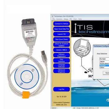 High Performance VCI J2534 For Toyota TIS Techstream Cable Car OBD2 Diangostic Cable for Windows XP
High Performance VCI J2534 For Toyota TIS Techstream Cable Car OBD2 Diangostic Cable for Windows XP