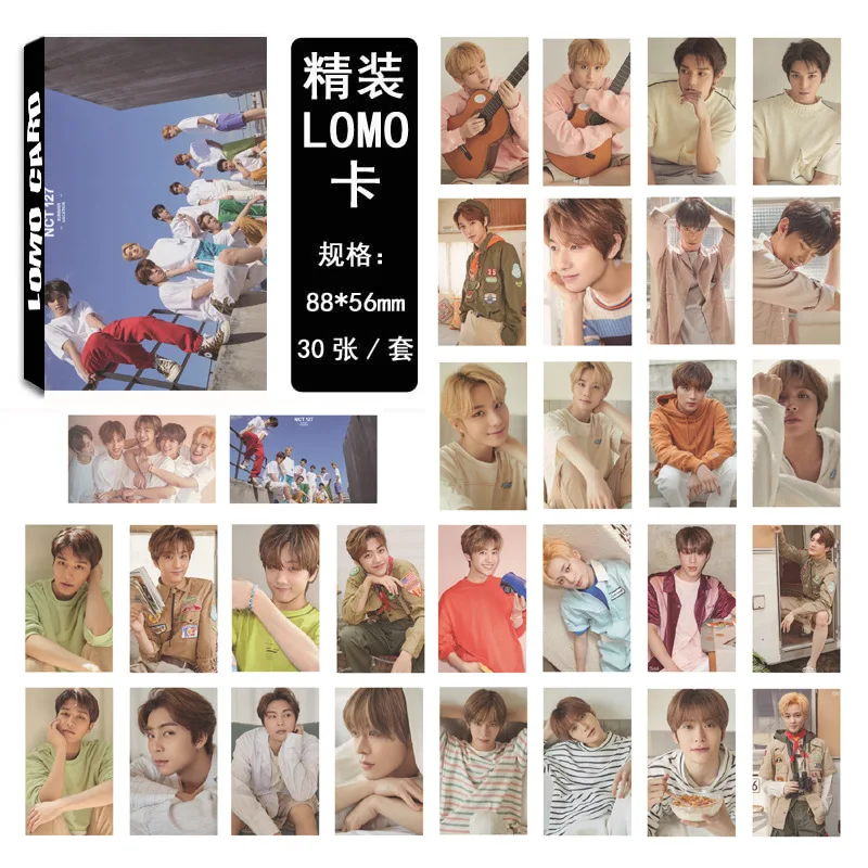 30pcs Set Kpop Nct 127 Dream Photocard Summer Vacation Kit Album Good Quality Hd Nct 127 Dream Kpop Lomo Photo Card Stationery Set Aliexpress