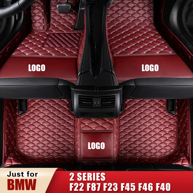 Автомобильные коврики для BMW 2 серии 2er F22 F87 F23 F45 F46 F40 216i 218i 220i 225i 228i Xdrive Кабриолет