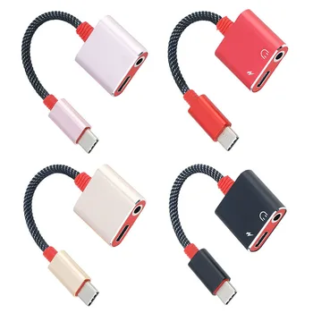 2 in 1 USB Type C Adapter For Samsung Note 10 Plus USBC to 3.5mm Headphone Aux Audio Cable for Xiaomi Charging Converter 300pcs 
2 in 1 USB Type C Adapter For Samsung Note 10 Plus USBC to 3.5mm Headphone Aux Audio Cable for Xiaomi Charging Converter 300pcs