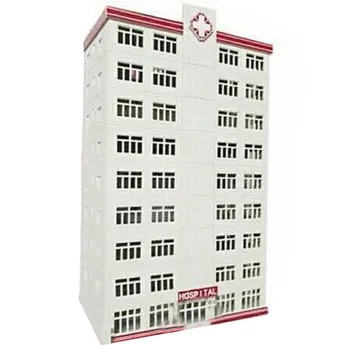1:150 13 x 5 x 21cm N Scale Sand Table Decor DIY Assembly Model Hospital Building Ho Scale Miniatures Landscape High Quality
1:150 13 x 5 x 21cm N Scale Sand Table Decor DIY Assembly Model Hospital Building Ho Scale Miniatures Landscape High Quality