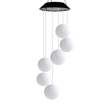 Botique-Solar Powered Wind Chime Light String Crystal Ball Color Change Outdoor Waterproof LED Garden Balcony Window Decoration 
Botique-Solar Powered Wind Chime Light String Crystal Ball Color Change Outdoor Waterproof LED Garden Balcony Window Decoration