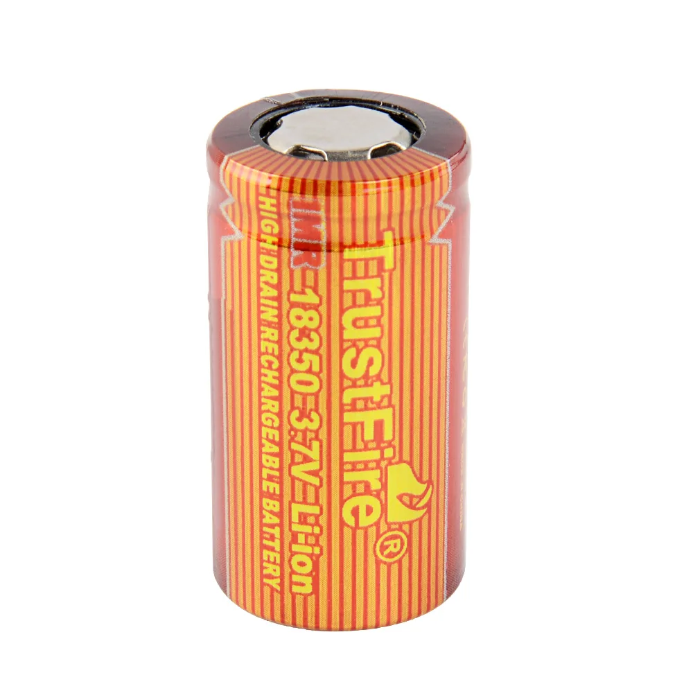 TrustFire IMR18350 Li Ion Battery 15C Discharge 14A Working Current High Drain 3.7v 700mah Rechargeable Lithium Battery Cell
TrustFire IMR18350 Li Ion Battery 15C Discharge 14A Working Current High Drain 3.7v 700mah Rechargeable Lithium Battery Cell