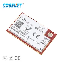 CDSENET CC1310 861~876.5MHz 14dBm Wireless Rf Module SOC SMD IOT Rf Transmitter Receiver E70-868T14S Transceiver with RSSI
CDSENET CC1310 861~876.5MHz 14dBm Wireless Rf Module SOC SMD IOT Rf Transmitter Receiver E70-868T14S Transceiver with RSSI