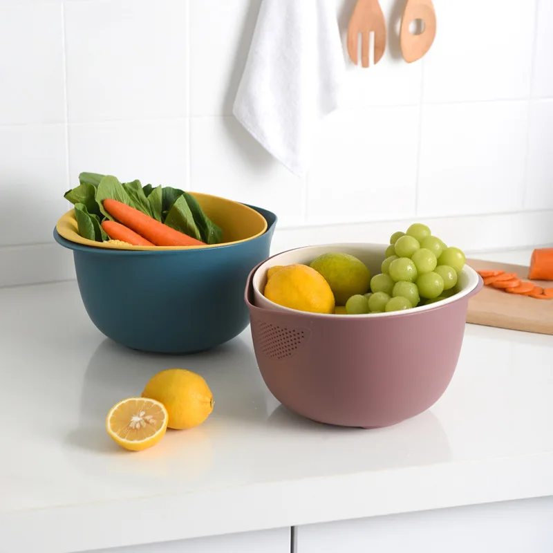 Double Drain Storage Basket With Handle Washing Kitchen Strainer Separation Design Basket Cleaning Gadget Vegetable Fruit Plate
Double Drain Storage Basket With Handle Washing Kitchen Strainer Separation Design Basket Cleaning Gadget Vegetable Fruit Plate