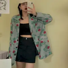 Spring and Autumn 2021 New Street Rose Print Coat Blazer Jackets for Women Y2k Loose Fit Oversize Long Sleeve Vintage Blazers No
Spring and Autumn 2021 New Street Rose Print Coat Blazer Jackets for Women Y2k Loose Fit Oversize Long Sleeve Vintage Blazers No