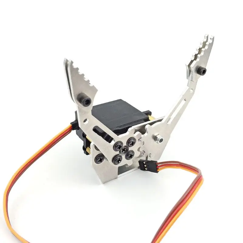 Manipulator Paw Robot Gripper Metal Claw Mechanical Arm Clamp Kit with MG996R Servo
Manipulator Paw Robot Gripper Metal Claw Mechanical Arm Clamp Kit with MG996R Servo