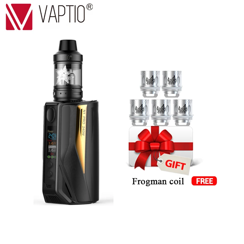 Ship from UK! Vaptio N1 Pro 200W LITE Vape KIT Electronic Cigarette With 2.0ml Atomizer 200W VW TCR Mod Temperature Control
Ship from UK! Vaptio N1 Pro 200W LITE Vape KIT Electronic Cigarette With 2.0ml Atomizer 200W VW TCR Mod Temperature Control