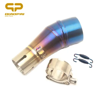 Modified Motorcycle Exhaust Middle Tube Link Pipe Escape Moto Muffler Clamp Slip on Mid Pipe For Kawasaki Z250 300 Ninja 300
Modified Motorcycle Exhaust Middle Tube Link Pipe Escape Moto Muffler Clamp Slip on Mid Pipe For Kawasaki Z250 300 Ninja 300