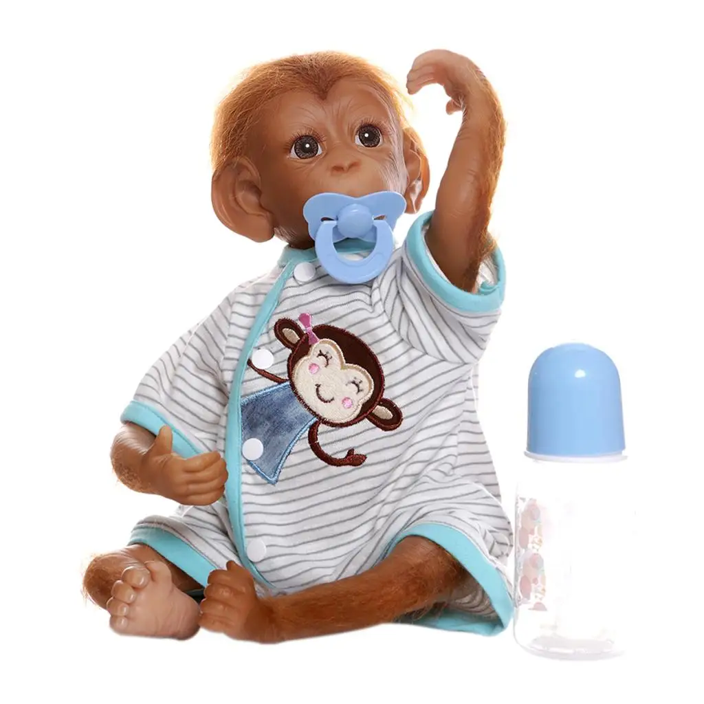 45cm Realistic Reborn Doll Soft Silicone Vinyl Monkey Lifelike Handmade Toy Children Birthday Gifts,for Ages 3+ 
45cm Realistic Reborn Doll Soft Silicone Vinyl Monkey Lifelike Handmade Toy Children Birthday Gifts,for Ages 3+