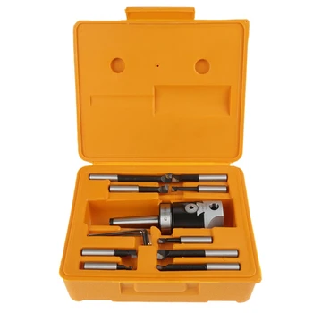 2 Inch Boring Head Set Carbide Boring Bars MT2 -M10 F1-12 50mm Boring Head with 9Pcs 12mm Boring Bars Milling Machine Accessorie
2 Inch Boring Head Set Carbide Boring Bars MT2 -M10 F1-12 50mm Boring Head with 9Pcs 12mm Boring Bars Milling Machine Accessorie