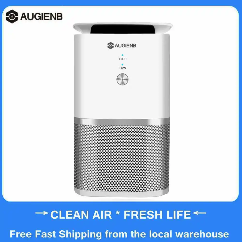 AUGIENB A-DST02 Desk HEPA Air Purifier Active Carbon Filter Air Cleaner Odor PM2.5 Eliminator for Allergiesc Pets Dander Smoke
AUGIENB A-DST02 Desk HEPA Air Purifier Active Carbon Filter Air Cleaner Odor PM2.5 Eliminator for Allergiesc Pets Dander Smoke