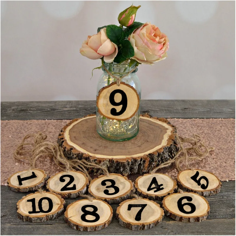 1-10 Wood Wedding Numbers Cards Slice Valentine's Day Round Tables Seats Center Pieces Party Arts Crafts Signs Wall Hanging
1-10 Wood Wedding Numbers Cards Slice Valentine's Day Round Tables Seats Center Pieces Party Arts Crafts Signs Wall Hanging