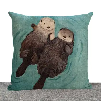 Romantic Otter Print Cushion Cover Decorative Cushions Pillowcase For Sofa Pillow Hug Car Cover Y2I6
Romantic Otter Print Cushion Cover Decorative Cushions Pillowcase For Sofa Pillow Hug Car Cover Y2I6