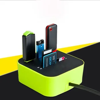 USB Hub USB 2.0 Multifunction TF Micro SD Card Reader 7 Ports Micro SD Card Reader Adapter Tablet PC Laptop Connector Accessory
USB Hub USB 2.0 Multifunction TF Micro SD Card Reader 7 Ports Micro SD Card Reader Adapter Tablet PC Laptop Connector Accessory