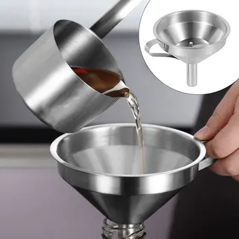 11cm Kitchen Stainless Steel Funnel Filling Funnel Seperatory Oil Beer Coffee Water Flask Soup Thicker Funnel Tools
11cm Kitchen Stainless Steel Funnel Filling Funnel Seperatory Oil Beer Coffee Water Flask Soup Thicker Funnel Tools