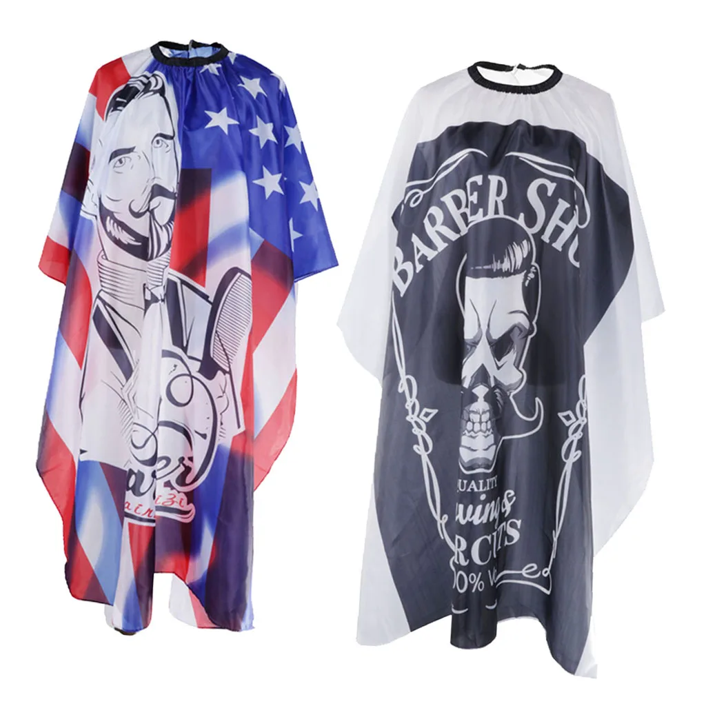 2x Stylist Cuttings Cape Coloring Perming Gown Wrap Cloth with Snap Buckle 2x Stylist Cuttings Cape Coloring Perming Gown Wrap Cloth with Snap Buckle