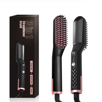 3 in 1 PTC Heating Hair Straightener Brush Comb Personal Care Smooth Men's Styling Tools Anti Static Fluffy Straight Beard Combs
3 in 1 PTC Heating Hair Straightener Brush Comb Personal Care Smooth Men's Styling Tools Anti Static Fluffy Straight Beard Combs
