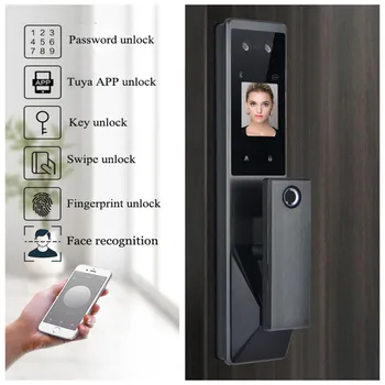 Tuya Smart Home Lock WIFI Remote Fingerprint Lock Smart Door Lock APP Password Lock Smart Door Lock Face Recognition Lock
Tuya Smart Home Lock WIFI Remote Fingerprint Lock Smart Door Lock APP Password Lock Smart Door Lock Face Recognition Lock