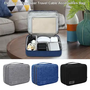 Headset Storage Bag Waterproof Multi-function Data Cable Organizer Power Bank USB Drive Small Tools Storage Case Black Gray Blue
Headset Storage Bag Waterproof Multi-function Data Cable Organizer Power Bank USB Drive Small Tools Storage Case Black Gray Blue