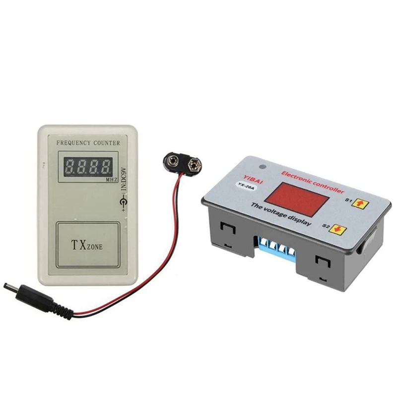 1Pcs YX811A 12V Battery Low Voltage Under-Voltage Module & 1X Handheld Remote Control Wireless Frequency Meter Counter | Электроника