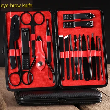11/18pc Manicure Tools Nail Clipper Nipper Professional Manicure Tool Set Travel Pedicure Tool Kit With Case Nail Pedicure Set
11/18pc Manicure Tools Nail Clipper Nipper Professional Manicure Tool Set Travel Pedicure Tool Kit With Case Nail Pedicure Set