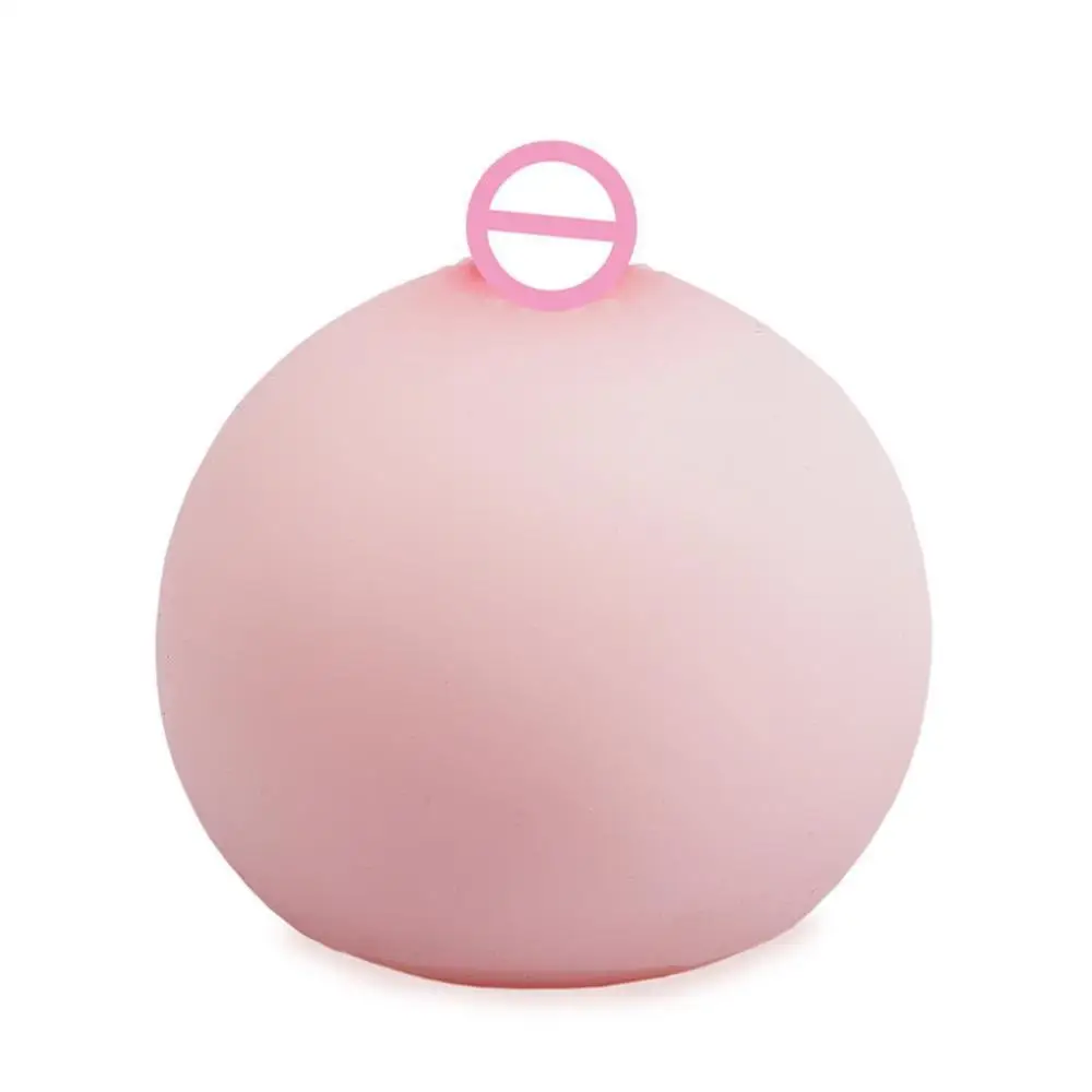 

High Quality Tricky Toy Big Boobs Vent Water Simulation Silicone Boob Breast Anti-Stress Reliever Ball SM Products NEW Sexy Life