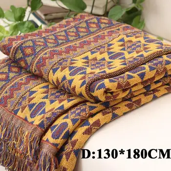 Bohemian Knitted Thickened Towel Tassel Blanket for Couch Sofa Decorative Slipcover Throws Plaid Stitching Travel Plane Blanket
Bohemian Knitted Thickened Towel Tassel Blanket for Couch Sofa Decorative Slipcover Throws Plaid Stitching Travel Plane Blanket