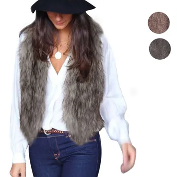 Free Ostrich fur Vest 2019 Casual Open Stitch V Neck Solid Fashion Faux Fur Coat Warm Short Winter Jacket Women PT
Free Ostrich fur Vest 2019 Casual Open Stitch V Neck Solid Fashion Faux Fur Coat Warm Short Winter Jacket Women PT