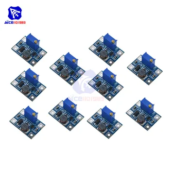 10PCS/Lot SX1308 DC-DC 2-24V to 2-28V Max 2A Step Up Boost Converter Module Adjustable Trimmer Potentiometer for Arduino
10PCS/Lot SX1308 DC-DC 2-24V to 2-28V Max 2A Step Up Boost Converter Module Adjustable Trimmer Potentiometer for Arduino