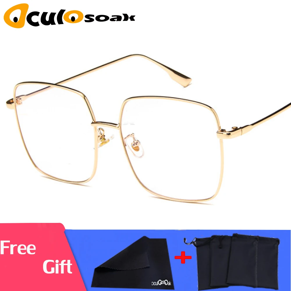Luxury Women Square Eyeglasses Vintage Glasses Optical Frame Gold Metal Unisex Spectacles Clear Lens Glasses Blue Light Glasses
Luxury Women Square Eyeglasses Vintage Glasses Optical Frame Gold Metal Unisex Spectacles Clear Lens Glasses Blue Light Glasses