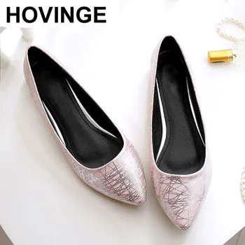 HOVINGE Women Glitter Ballets Flats Pink Purple Soft Leather Pointed Toe Boat Shoes Lady Bling Wedding Shoes
HOVINGE Women Glitter Ballets Flats Pink Purple Soft Leather Pointed Toe Boat Shoes Lady Bling Wedding Shoes