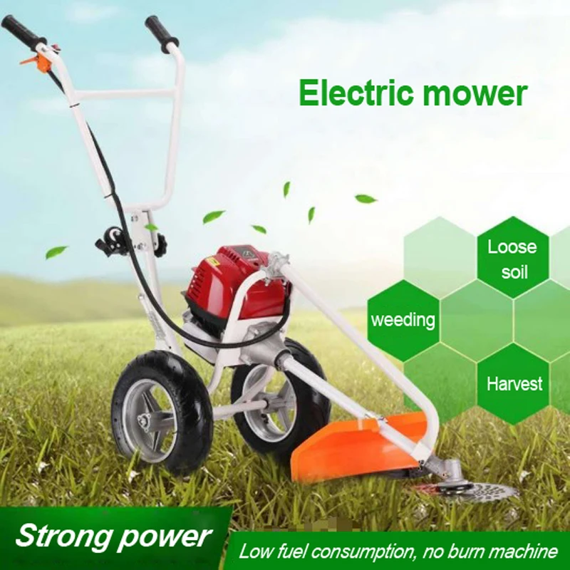 6500rpm Hand push-type four-stroke gasoline weeder 37.7CC Multi-use weeding machine Home lawn mowing machine Lawn mower 1pc
6500rpm Hand push-type four-stroke gasoline weeder 37.7CC Multi-use weeding machine Home lawn mowing machine Lawn mower 1pc