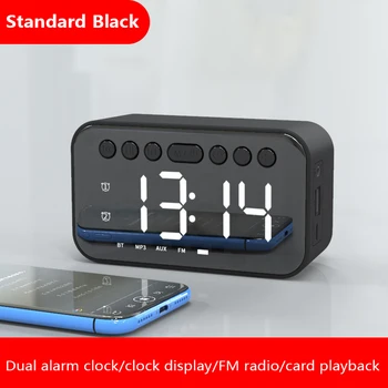 LED Mirror Alarm Clock Digital Display Bluetooth 5.0 Speaker Snooze Display Time Night Led Table Desk 2 USB Charger Ports
LED Mirror Alarm Clock Digital Display Bluetooth 5.0 Speaker Snooze Display Time Night Led Table Desk 2 USB Charger Ports
