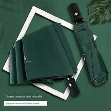 Automatic Folding Portable Sun Umbrella Creative Light Business Windproof Sunscreen UV Protection Travel Umbrella FemaleParaguay